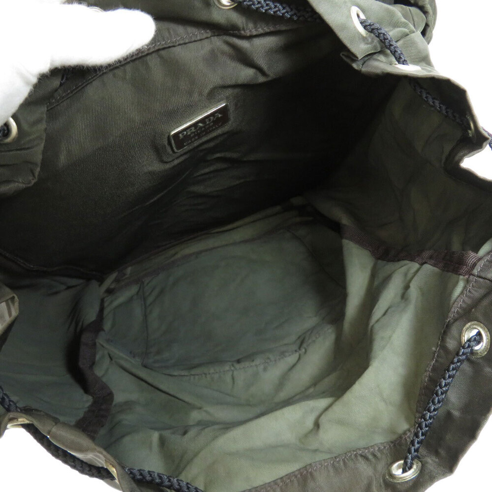 Prada Logo Backpack Rucksack Daypack - Picture 5 of 11